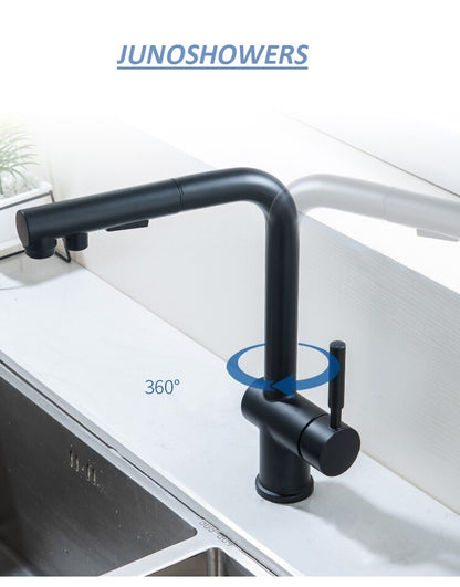 BLACK KITCHEN FAUCETS