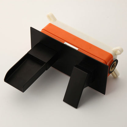 Juno Latori Oil Rubbed Bronze Wall Mount Bathroom Sink Faucet