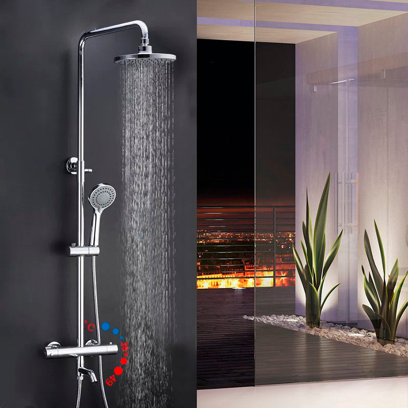 Juno LED Shower Head LED Handheld Shower & Shower Faucet