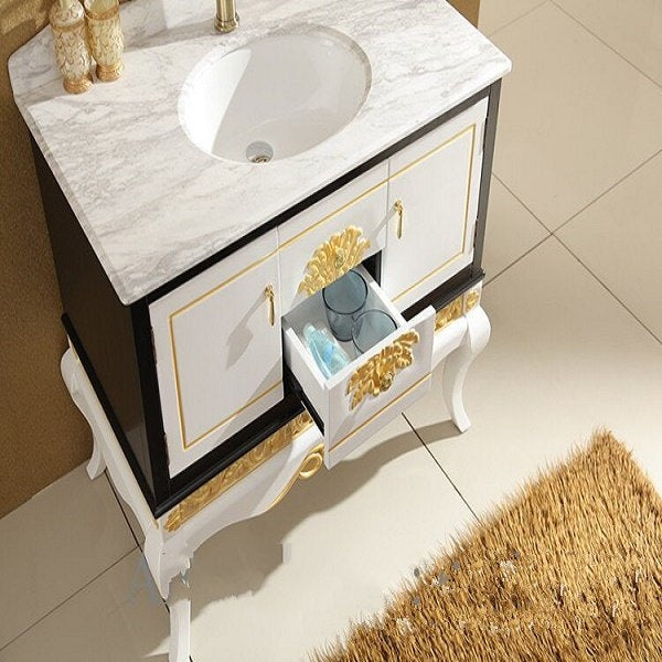 Juno Luxury Antique Oak Wood Vanity