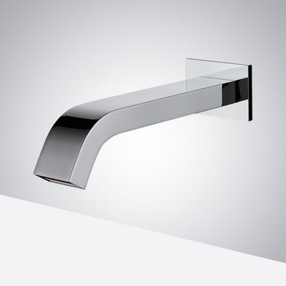 Juno chrome wall mount commercial sensor faucet