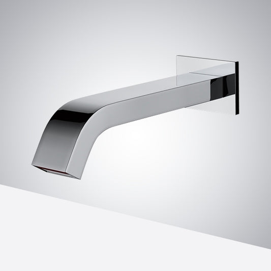 Juno chrome wall mount commercial sensor faucet