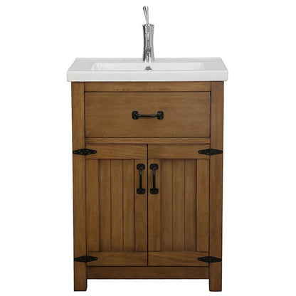 Juno Modern 24 Brown Bathroom Vanity Set