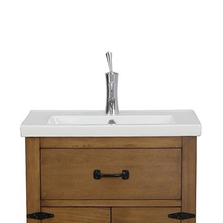 Juno Modern 24 Brown Bathroom Vanity Set