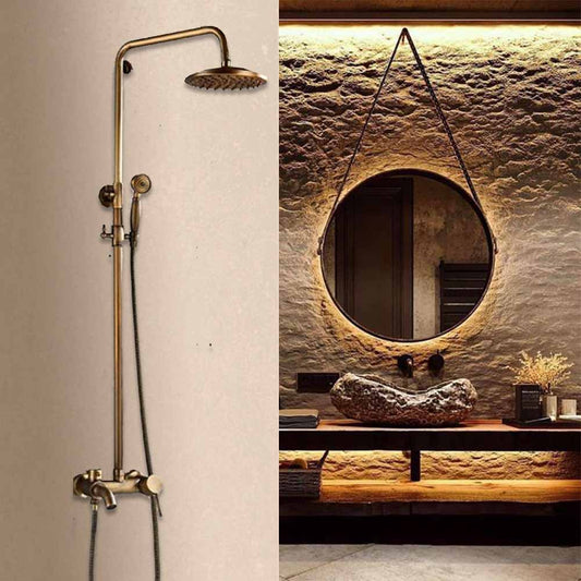Solid brass hand held shower bathtub showers