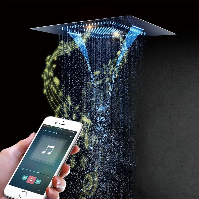 Juno Phone Control Musical Shower Head
