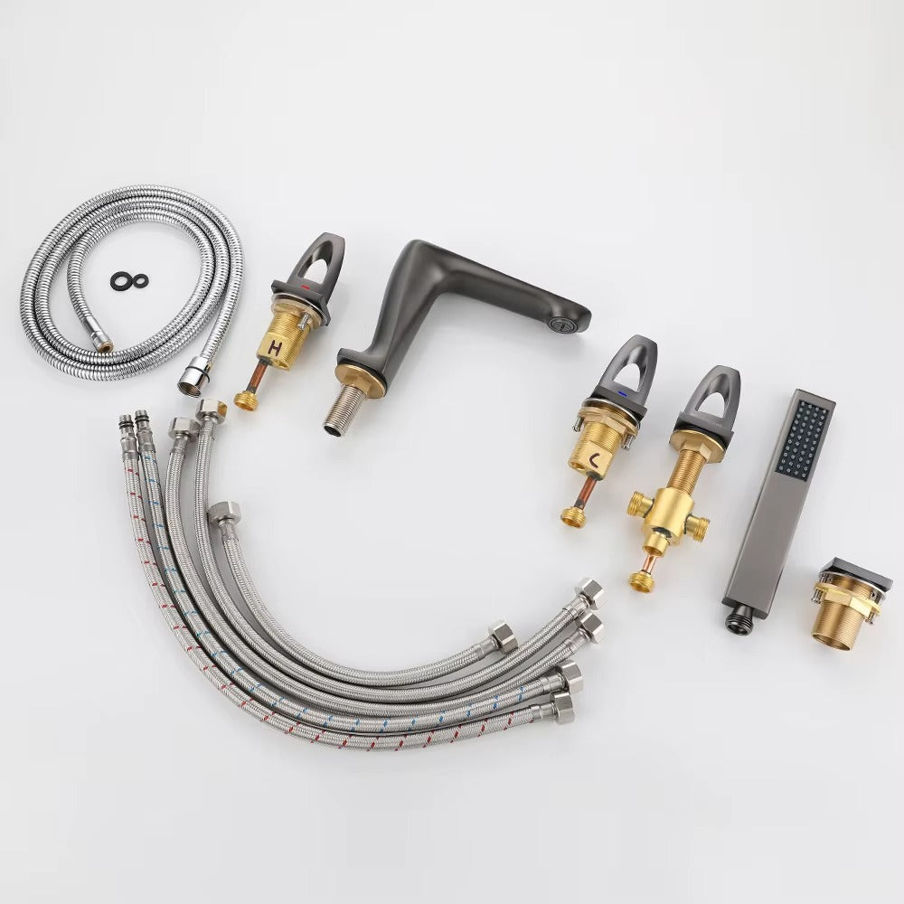 Juno New 3-Handle Bathtub Faucet Deck Mount – Elegant & Functional Bathtub Faucet Set