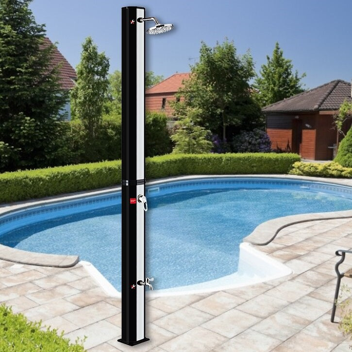 Juno New 7.1 ft Outdoor Swimming Pool Garden Floor Mount Shower Head