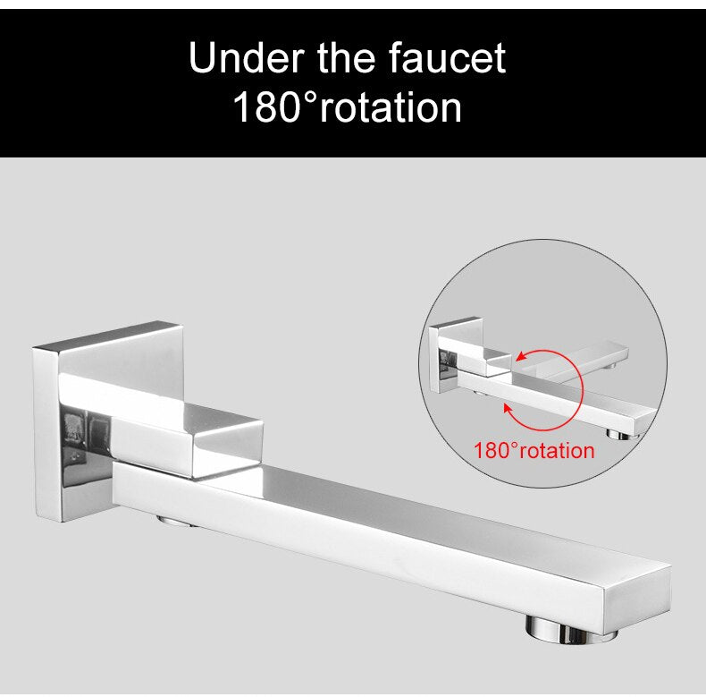 Juno New Brushed Nickel Finish Wall Mount Rain Shower Head