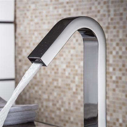 Juno Lumina Deck Mount Chrome Commercial Automatic Sensor Faucet