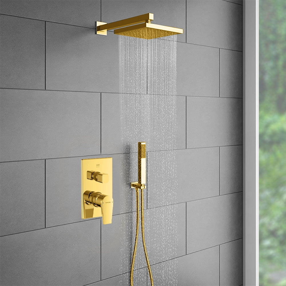 Juno New Gold Shower Head Set
