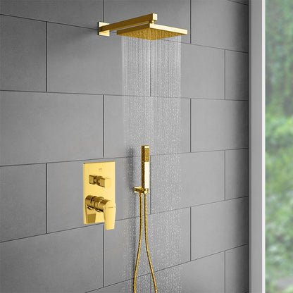 Juno New Gold Shower Head Set