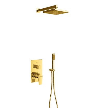 Juno New Gold Shower Head Set