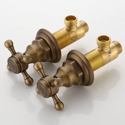 Juno New Nantes Dual Handle Bathroom Sink Faucet in Antique Faucet