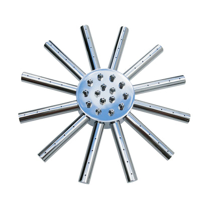 Juno Neysa Waterfall Shower Massage Set with Handheld Showers