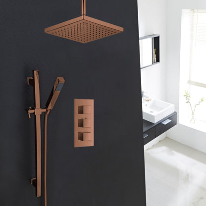 Juno Oil-Rubbed Bronze Ceiling Shower Head Set 