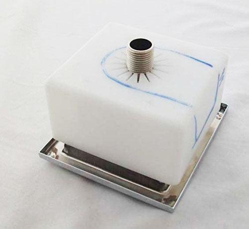 Juno Paris Fontana Modern Solid Brass Square Body Spray