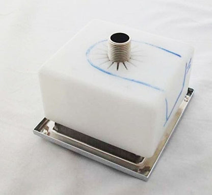 Juno Paris Fontana Modern Solid Brass Square Body Spray