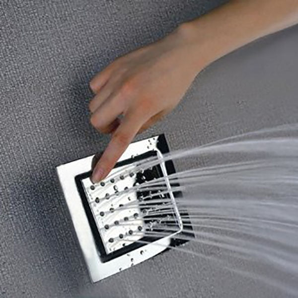 Juno Paris Fontana Modern Solid Brass Square Body Spray