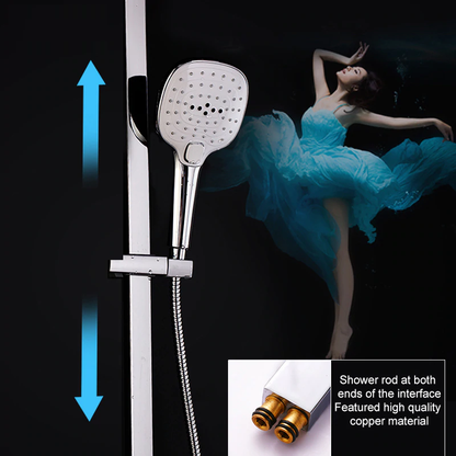 Juno Perla Bathroom Shower Smart Intelligent Thermostat On The Wall With Digital Touch