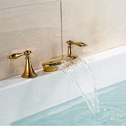 Juno Quito Bath Sink Faucet Deck Mount Mixer Tap