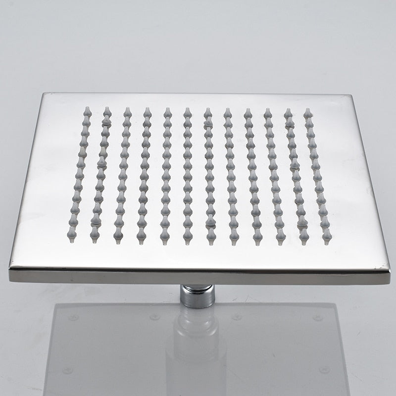 Juno Rain Shower Head Color Changing LED Brushed Nickle Finish