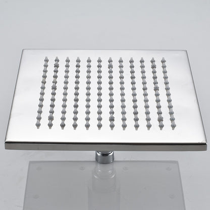 Juno Rain Shower Head Color Changing LED Brushed Nickle Finish