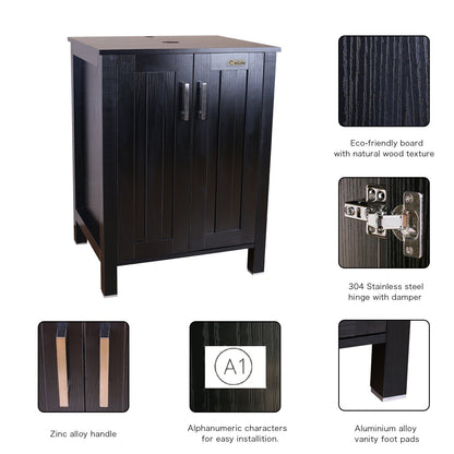 Juno Rectangle Vessel 24" Vanity Set