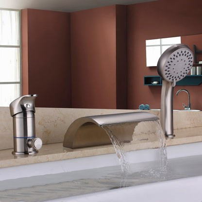 Juno Roman Mono Bath Tub Waterfall Faucets