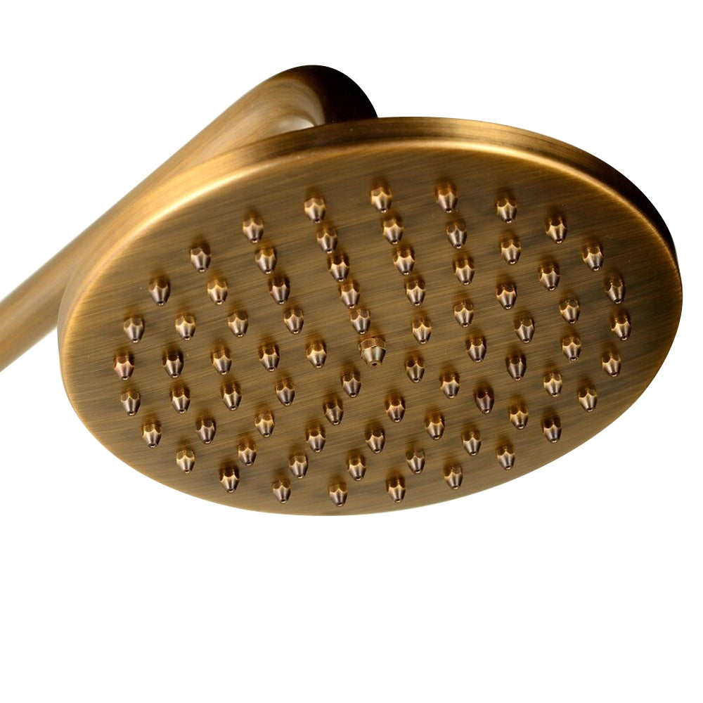 Antique brass rain showerhead