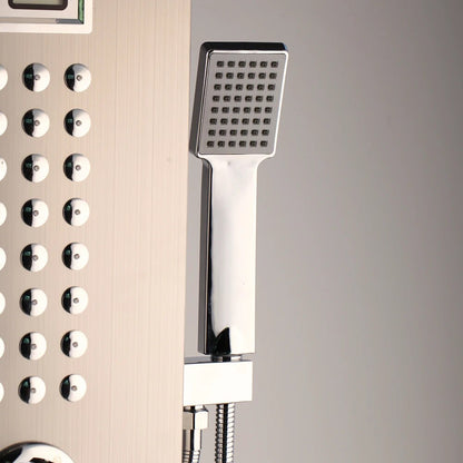 Juno Golden Brass Stainless Steel Contemporary Bath Shower Faucets