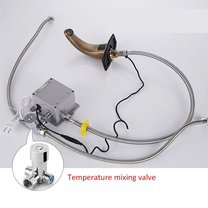 Juno Solid Brass Oil Rubbed Bronze Motion Sensor Faucet