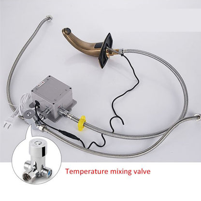 Juno Solid Brass Oil Rubbed Bronze Motion Sensor Faucet