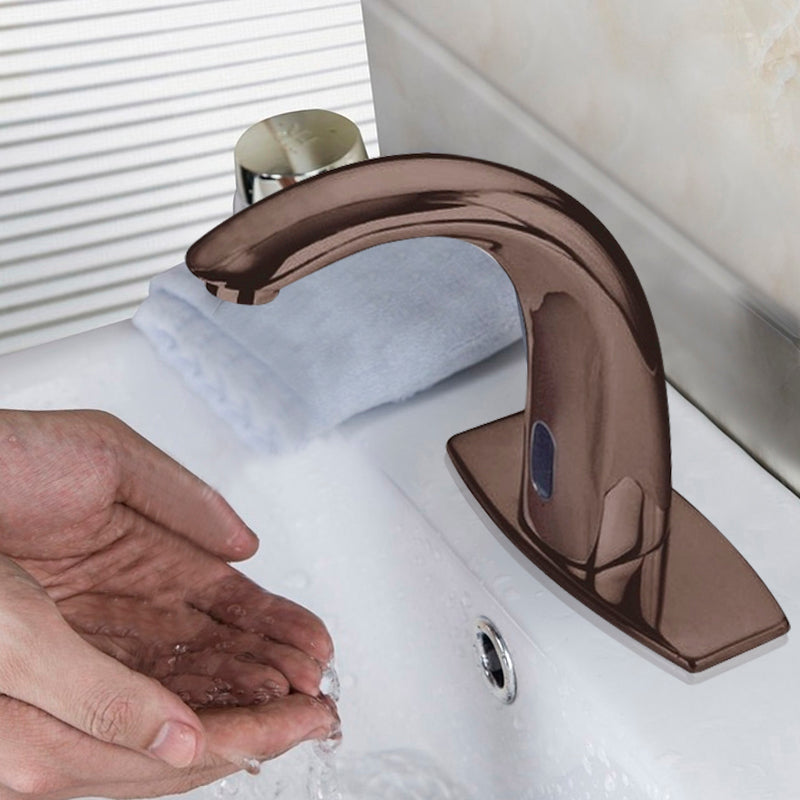 Solid Brass Oil Rubbed Bronze Motion Sensor Faucet