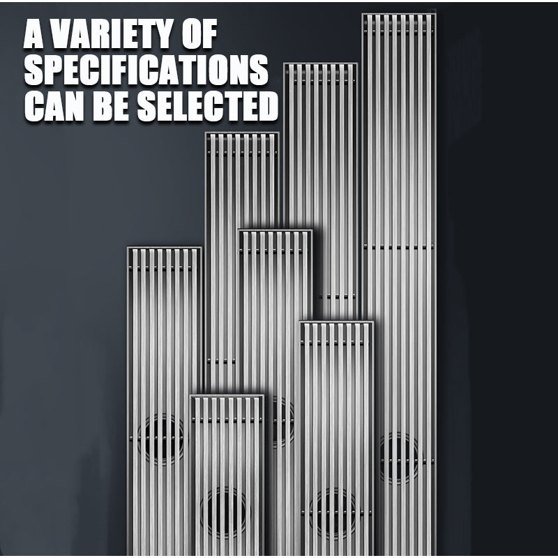 Juno Solid Stainless Steel Bathroom Shower Linear Drain