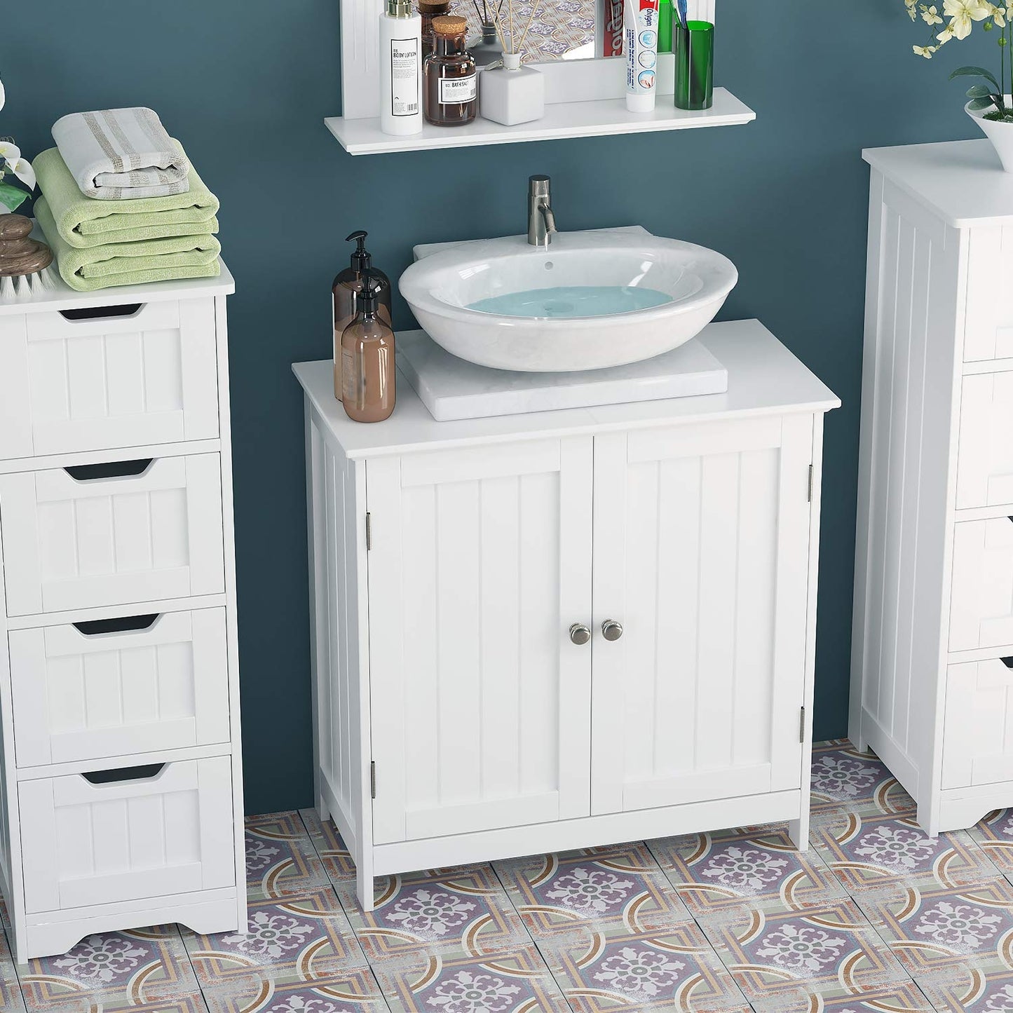 Juno Space Saver 12" Wide Vanity Set