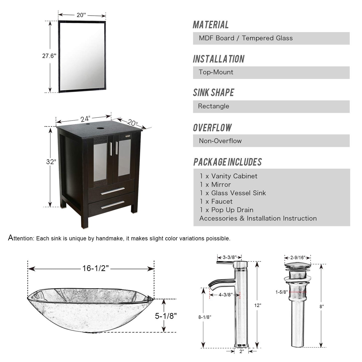 Juno Ocean Blue Vessel Sink