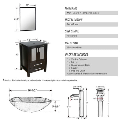 Juno Square Turquoise Vanity Set