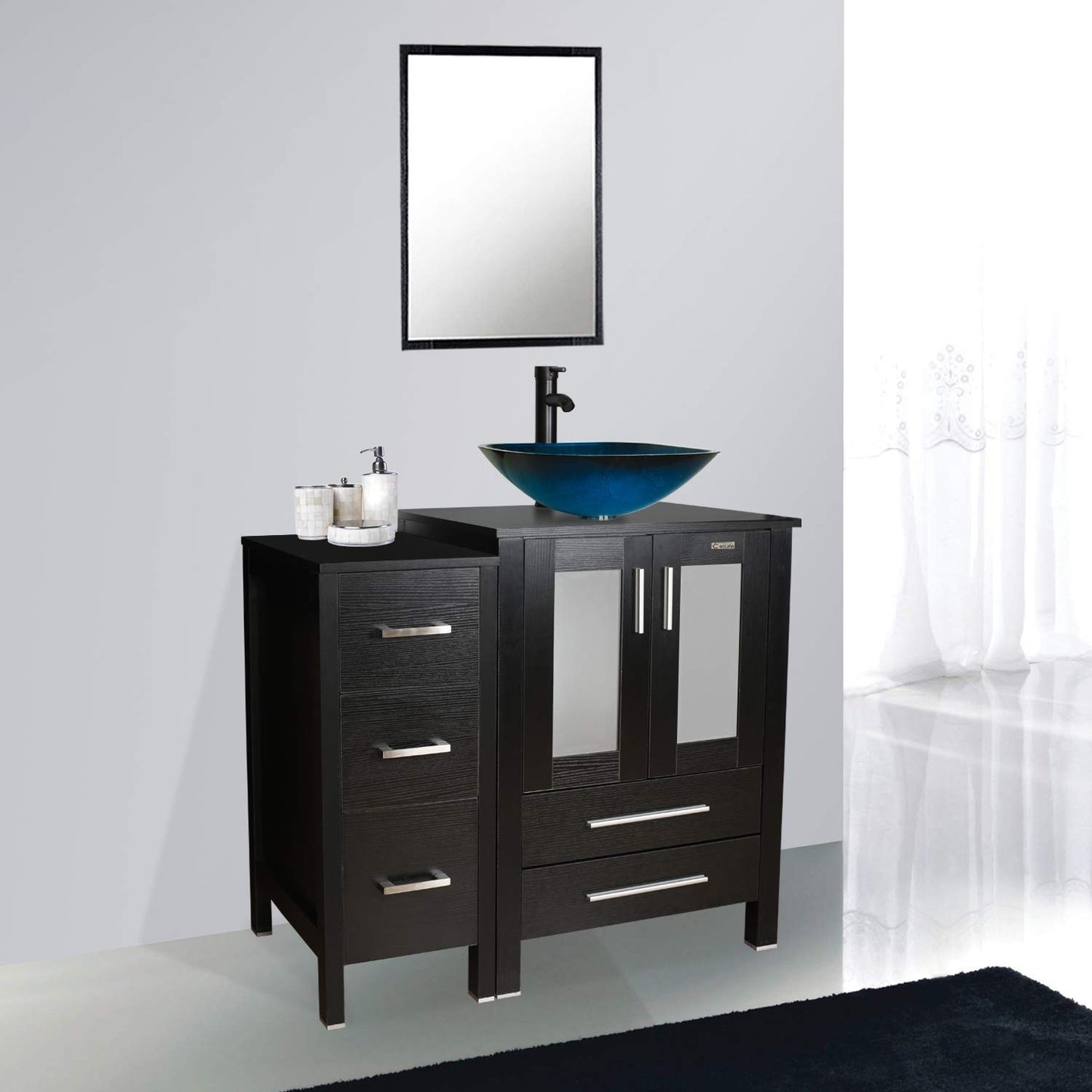 Juno Ocean Blue Vessel Sink