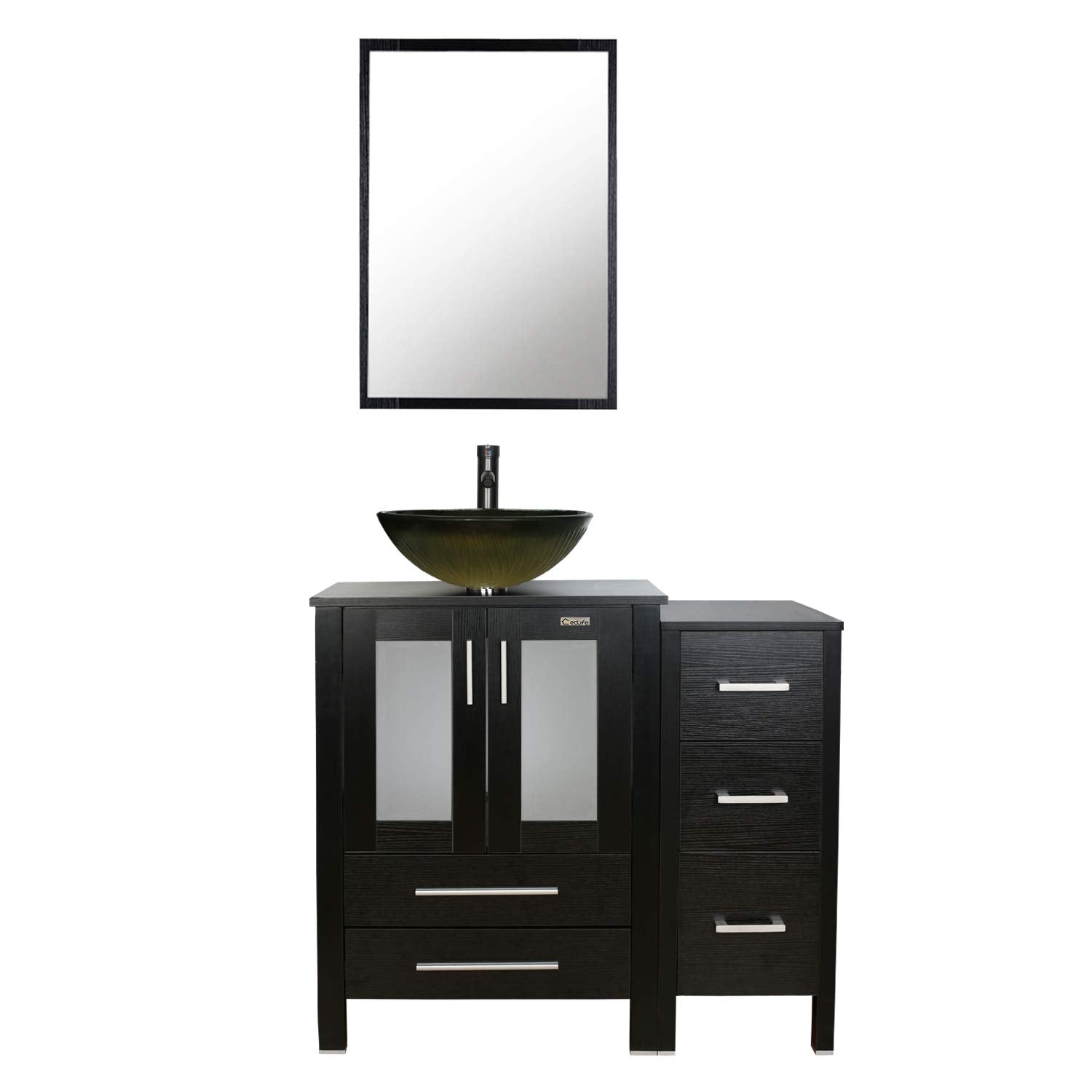 Juno Square Yellow Vanity Set