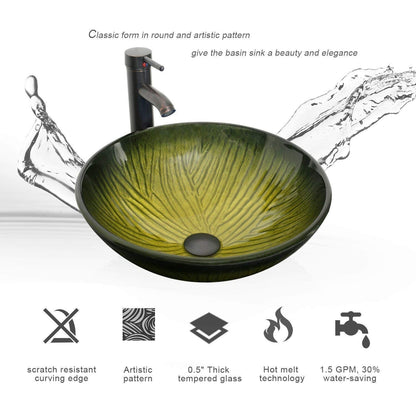 Juno Square Yellow Vanity Set