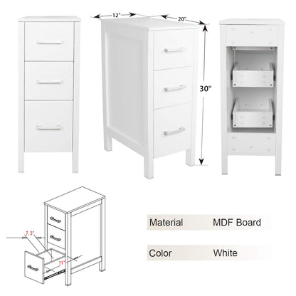 Juno 36" White Cabinet Vessel Sink