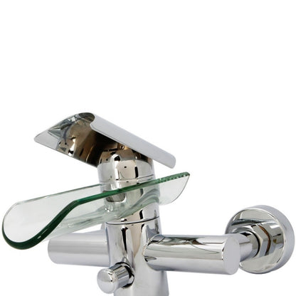 Juno Stylish Wall Mounted Single Handle Bathroom Faucet