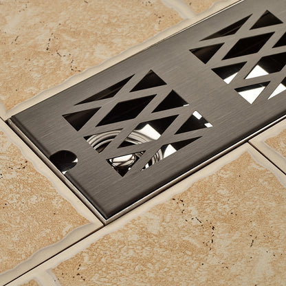 Juno Stylish Zig Zag Oil-Rubbed Bronze Waste Water Bathroom Drain System