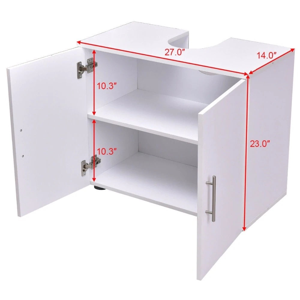 Juno Wooden White Cabinet