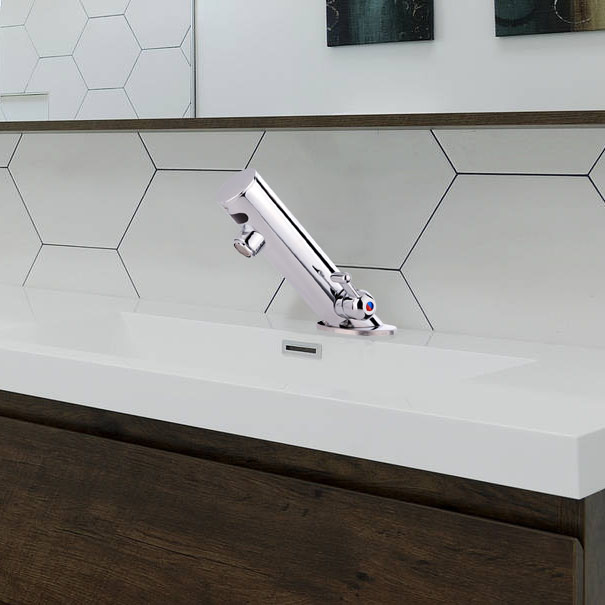 Juno Thermostatic Handfree Commercial Bathroom and residential Bathroom Motion Sensor sink Faucet