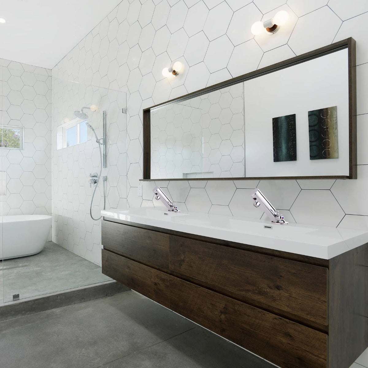 Juno Thermostatic Handfree Commercial Bathroom and residential Bathroom Motion Sensor sink Faucet