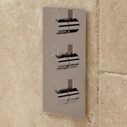 Juno Toulon 6" Rainfall Shower Thermostatic Shower System