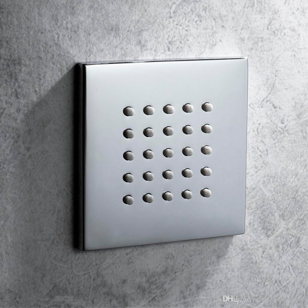 Juno Toulouse 24 LED Rain Shower Head Thermostatic Shower Valve Set