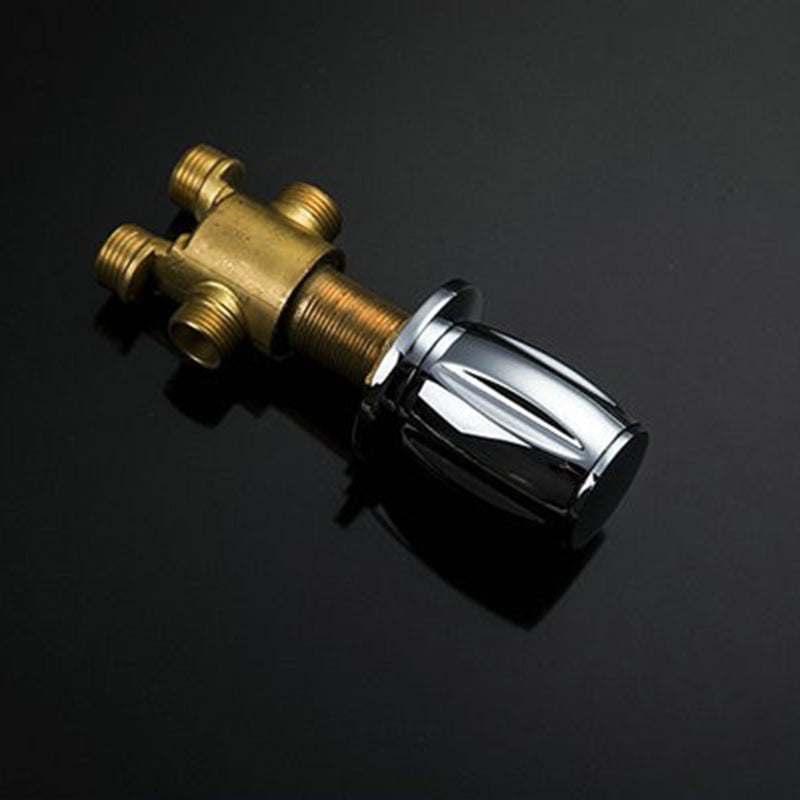 Juno Triple Handel Chrome Roman Bathtub Faucet and Hand Held Shower